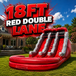 18' Red Double Lane